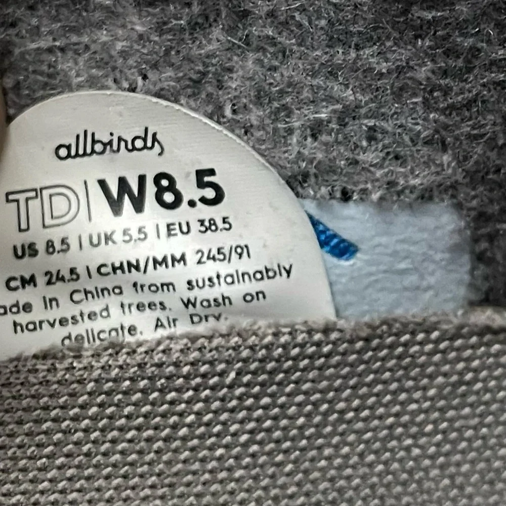 Allbirds Tree Dashers Shoe Blue White‎